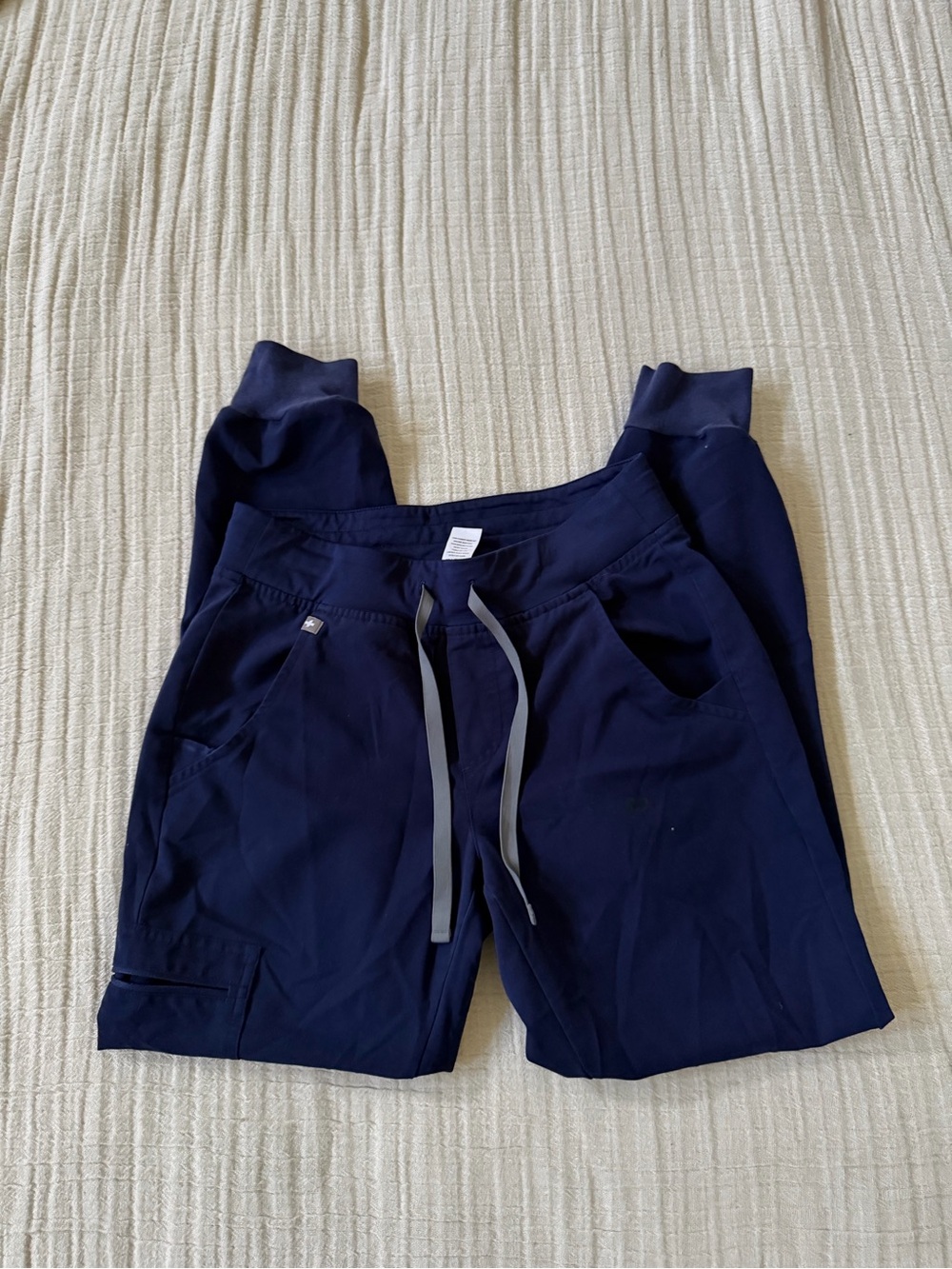 Figs Navy Drawstring Jogger Pants